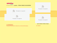 Tablet Screenshot of apetito-geraete.de